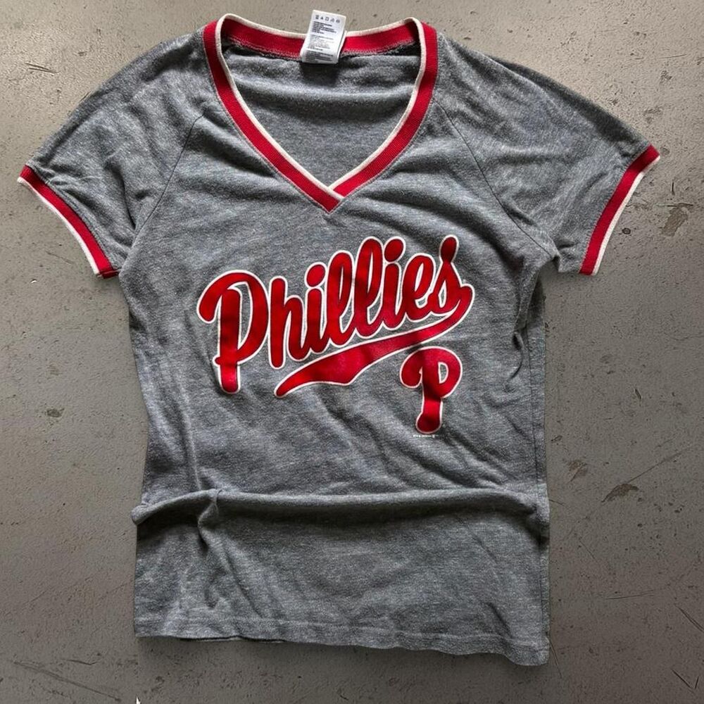 Vintage Womens MLB Phillies Tee SZ M